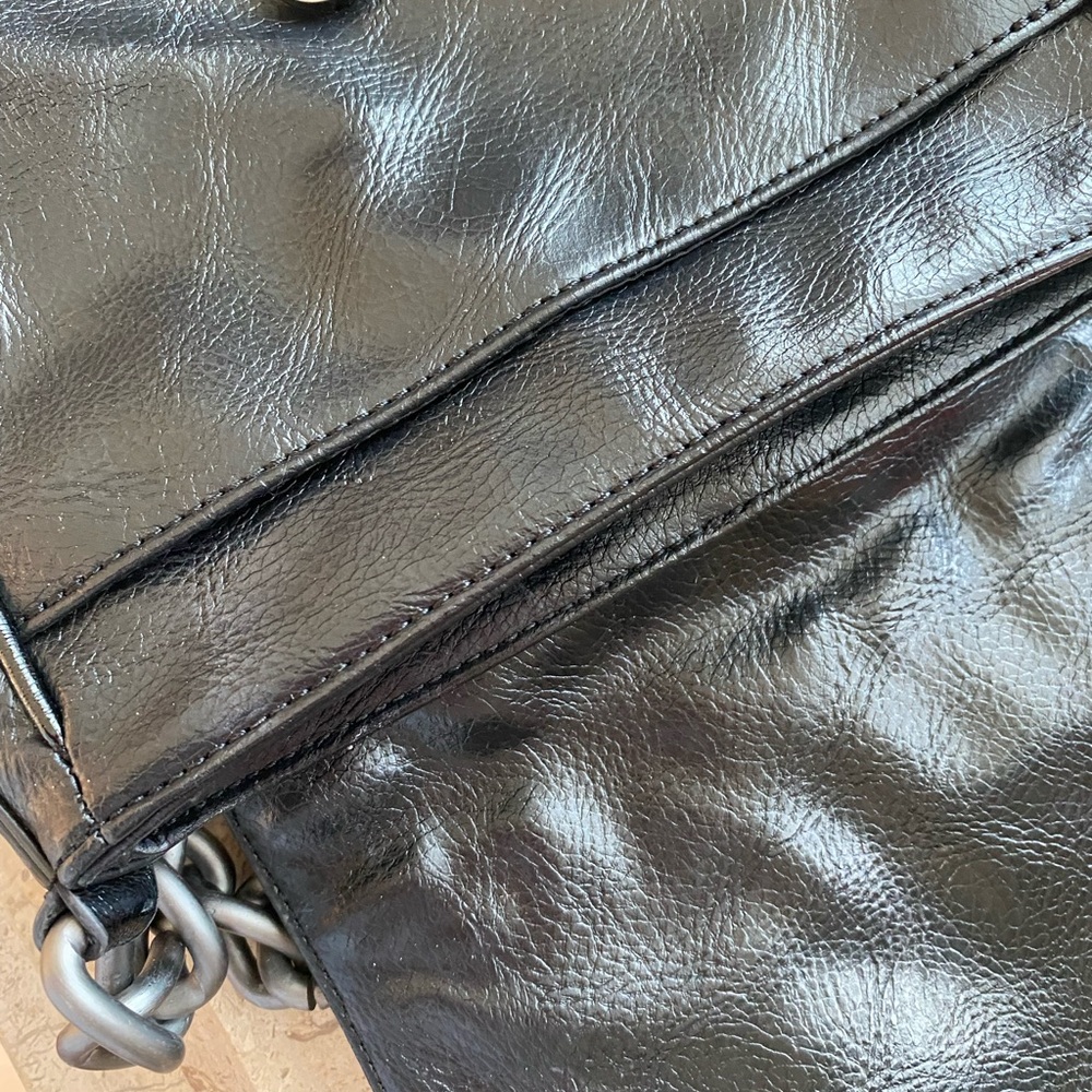 Simply Vera Vera Wang Black Jeweled Purse HandBag - Picture 7 of 10